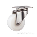 Light Duty Stainless Steel White PP Swivel Casters